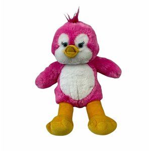 BUILD A BEAR Pinky Penguin Pink 16” Very Soft Plush Stuffed‎ Animal-RETIRED-EUC!